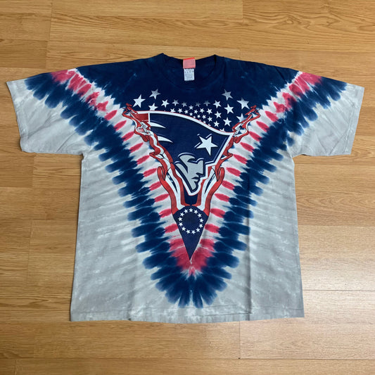 NE Patriots Tie Dye 2XL