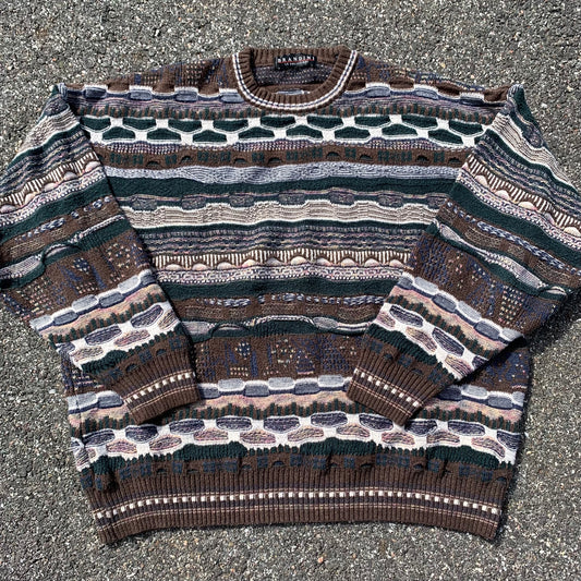 Brandini Coogi Sweater Brown XL