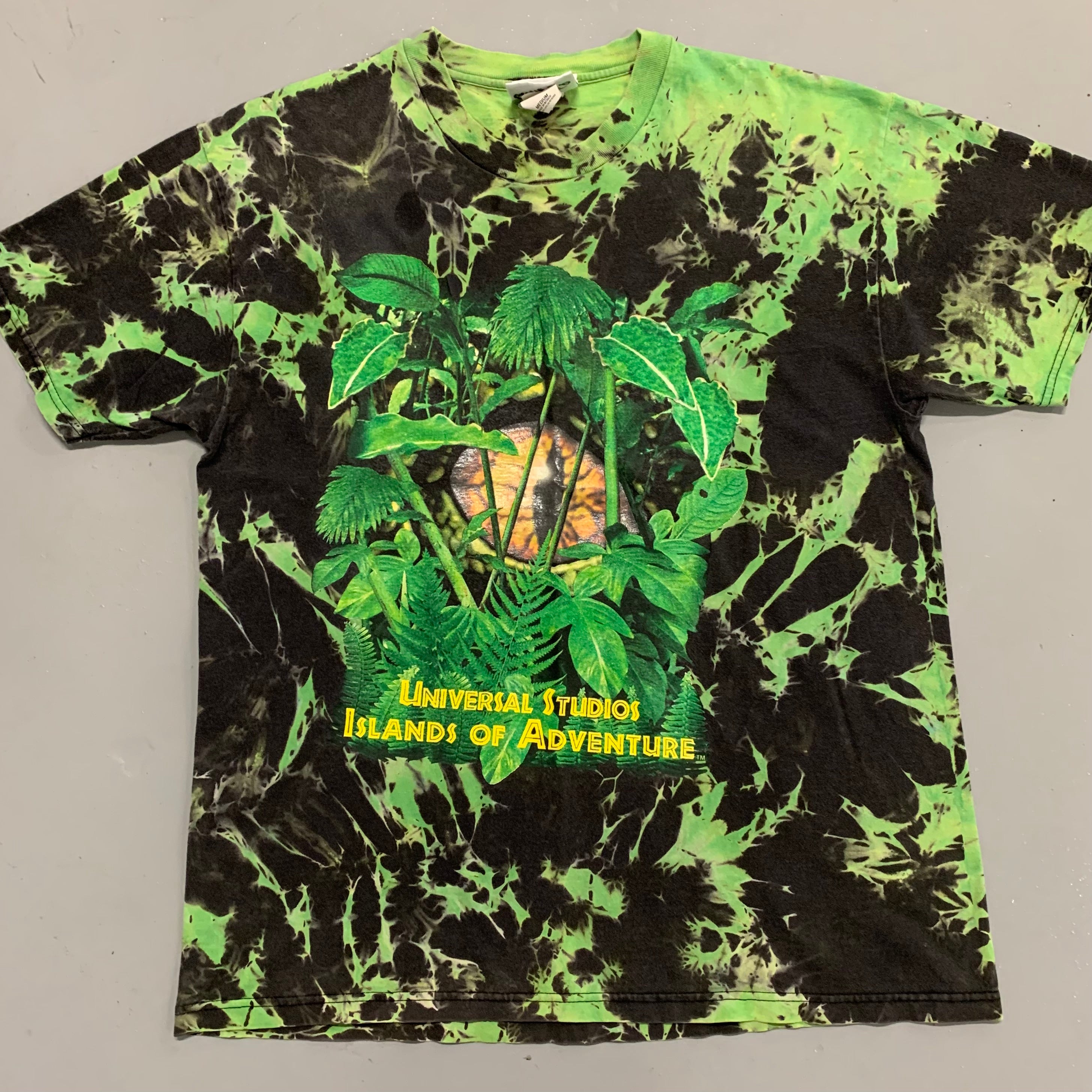 Vintage Jurassic park online trex tie dye tshirt