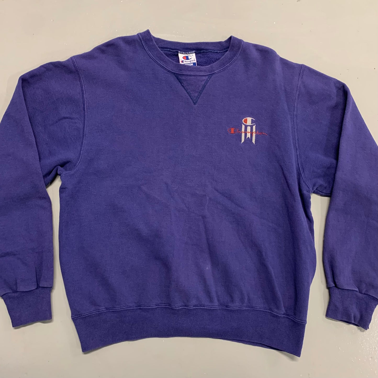 Champion Crewneck Navy Blue M