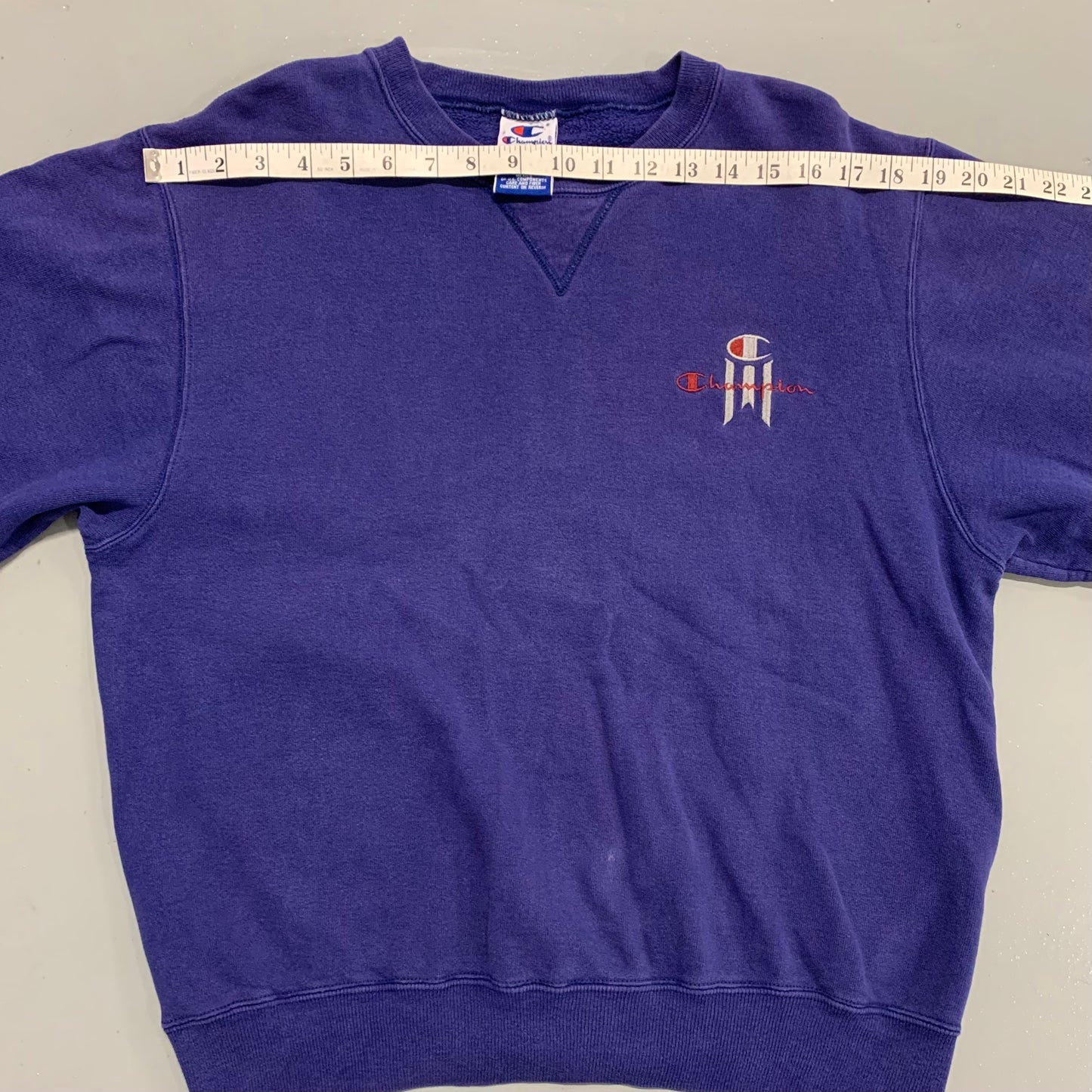 Champion Crewneck Navy Blue M