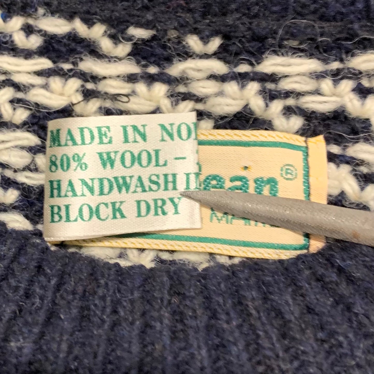 LL Bean Birdseye Wool XL