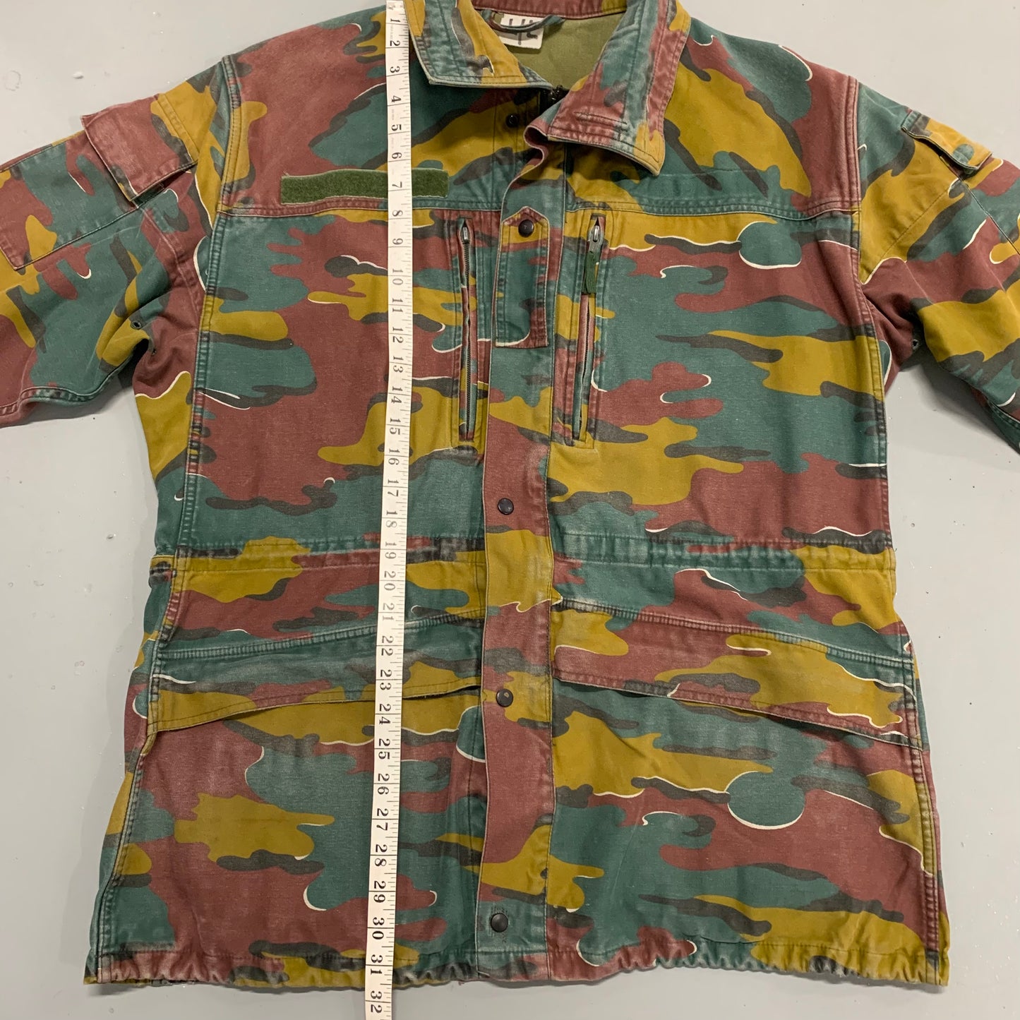 Belgian Army Camo Jacket XL