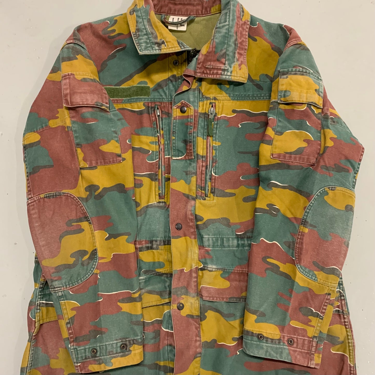 Belgian Army Camo Jacket XL