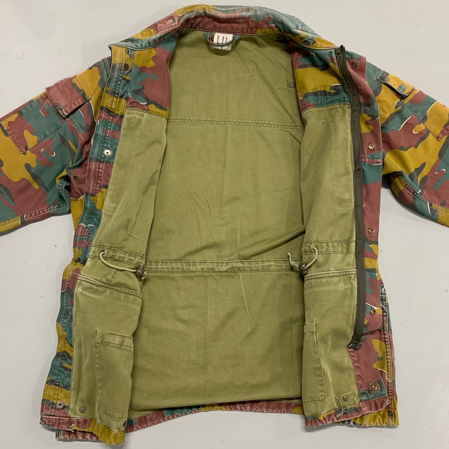 Belgian Army Camo Jacket XL