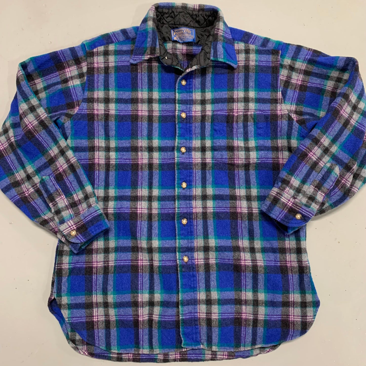 Pendleton Wool Flannel Blue L