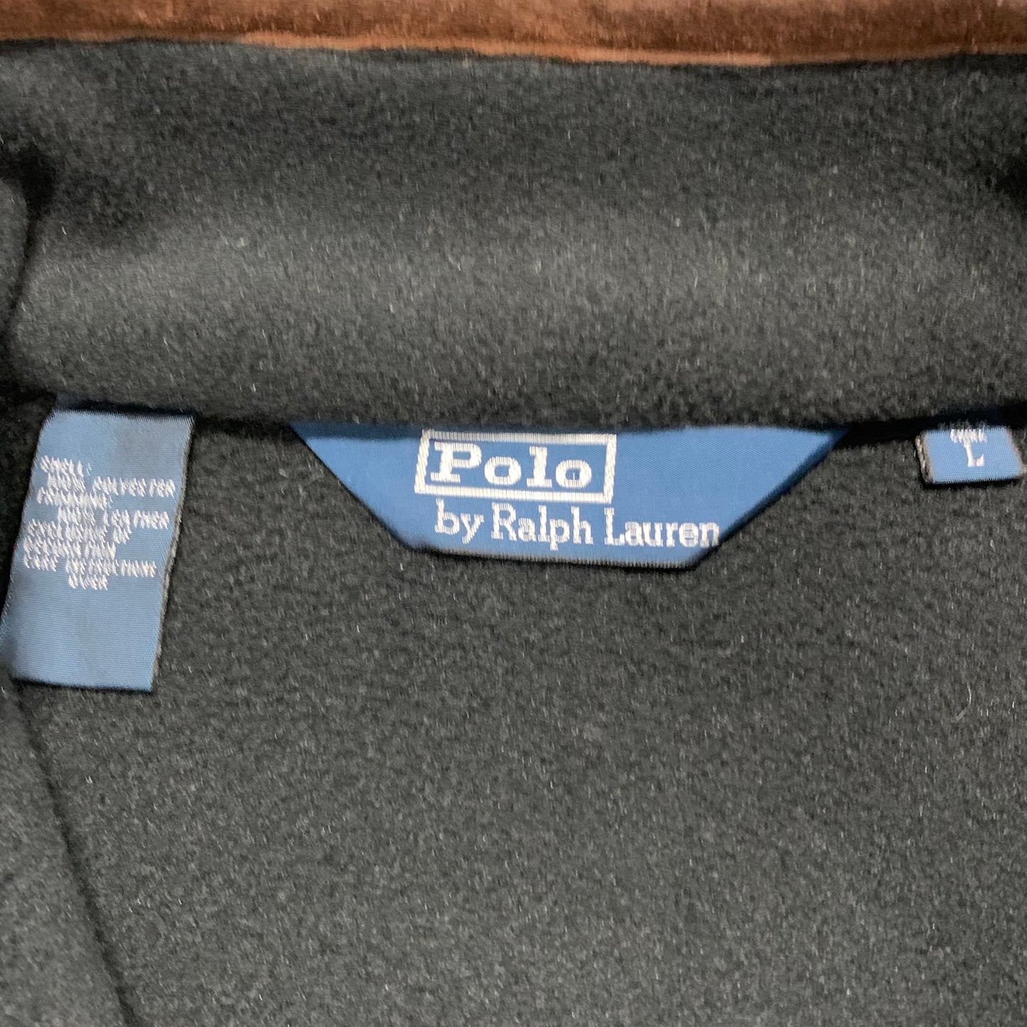 Polo RL Leather Trim Fleece L