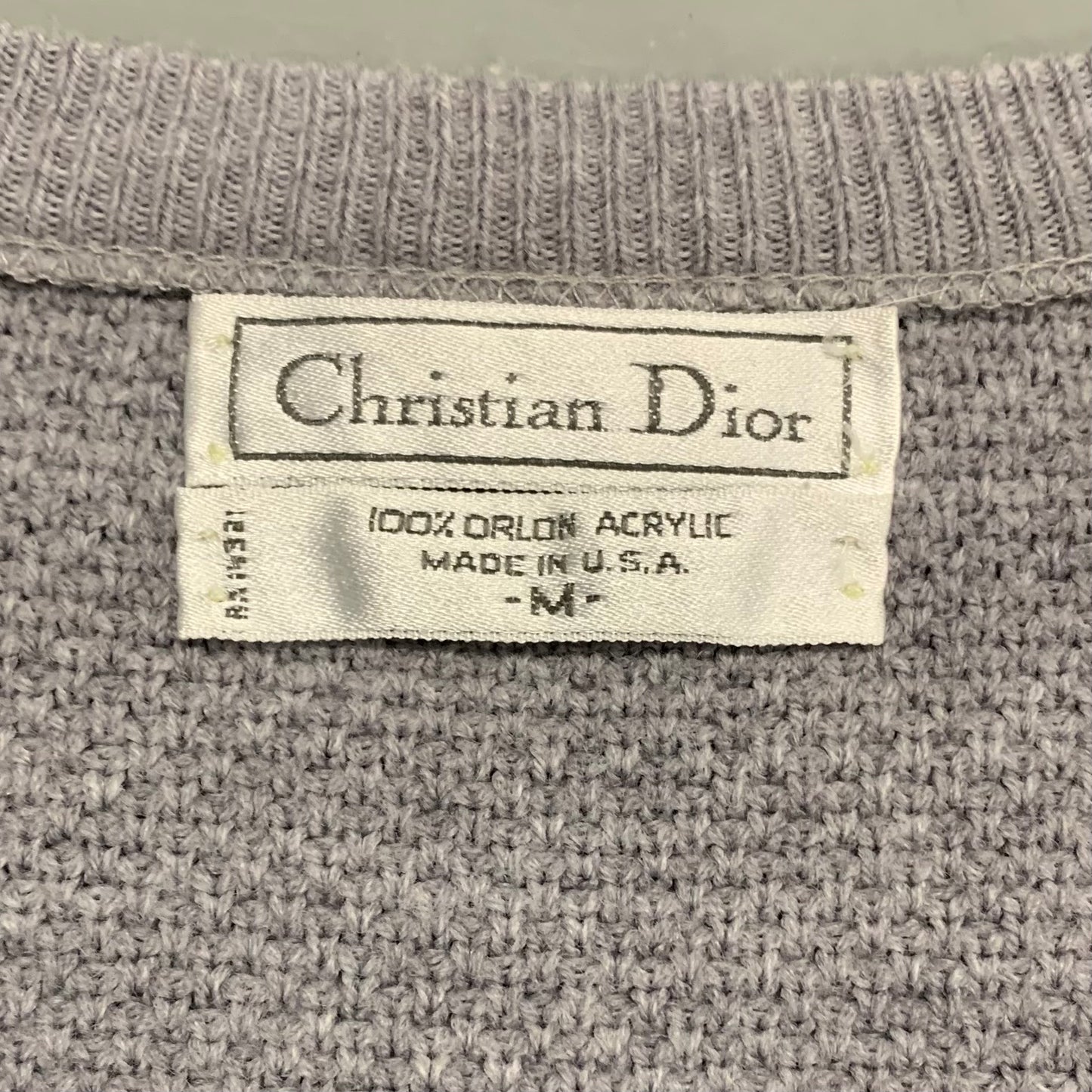 Christian Dior V Neck Sweater M