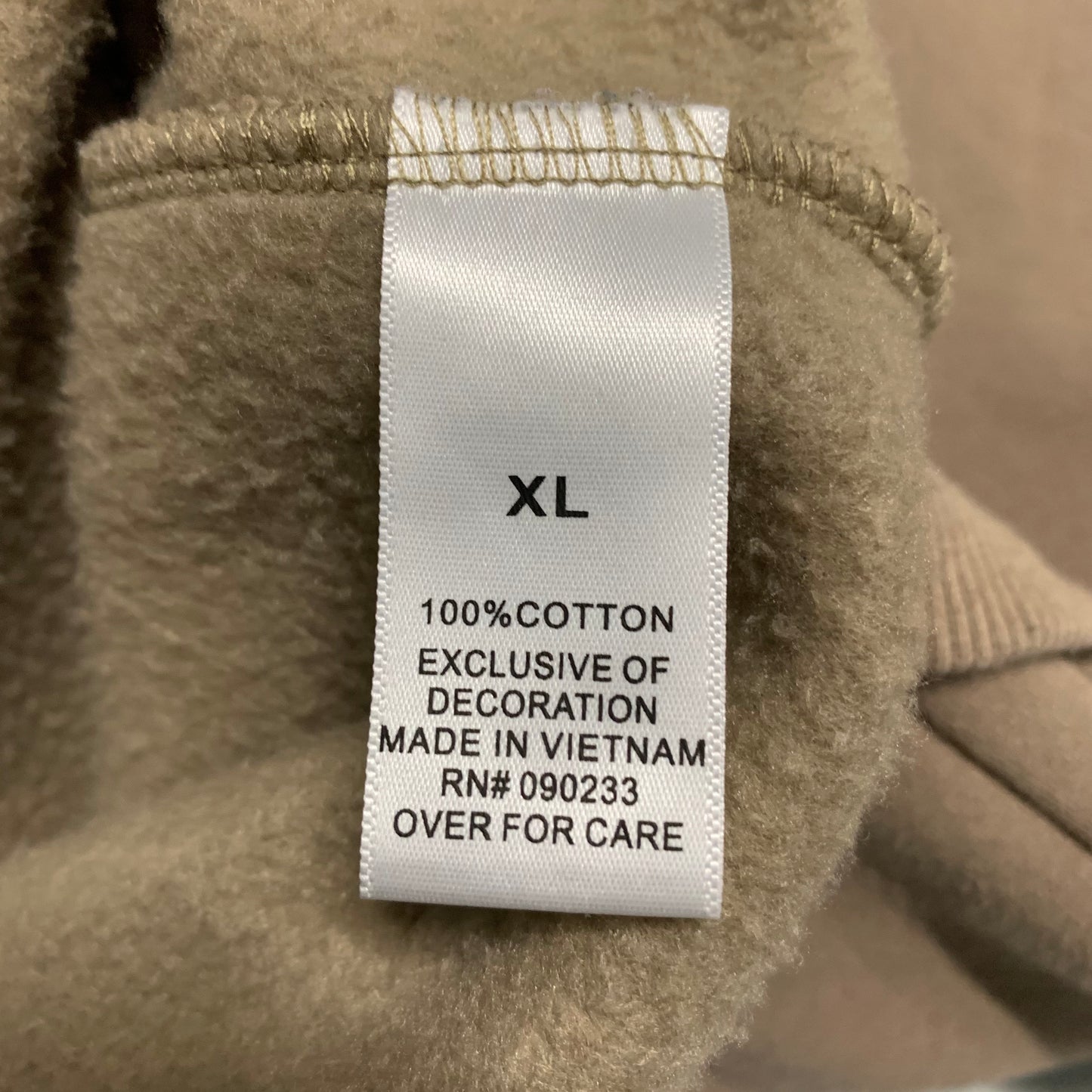 Fear of God Essentials Hoodie Taupe XL