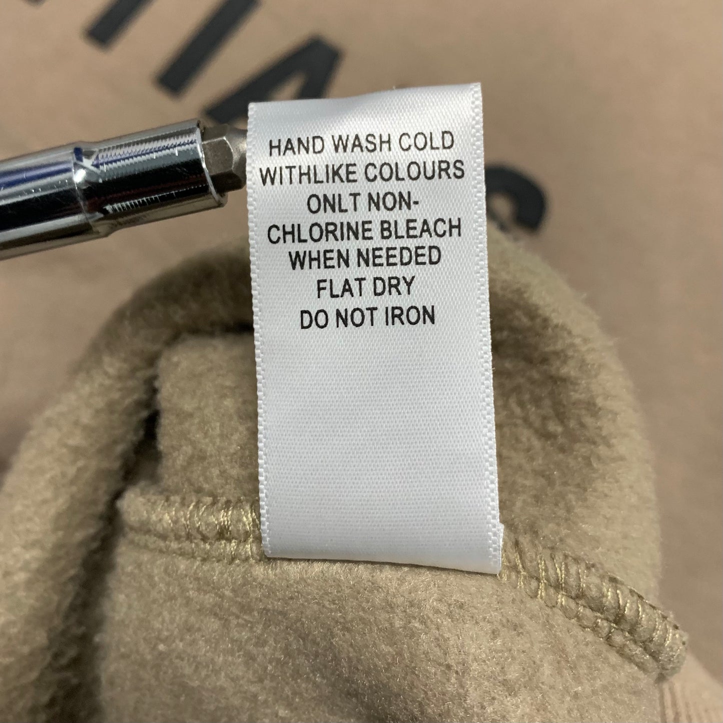 Fear of God Essentials Hoodie Taupe XL