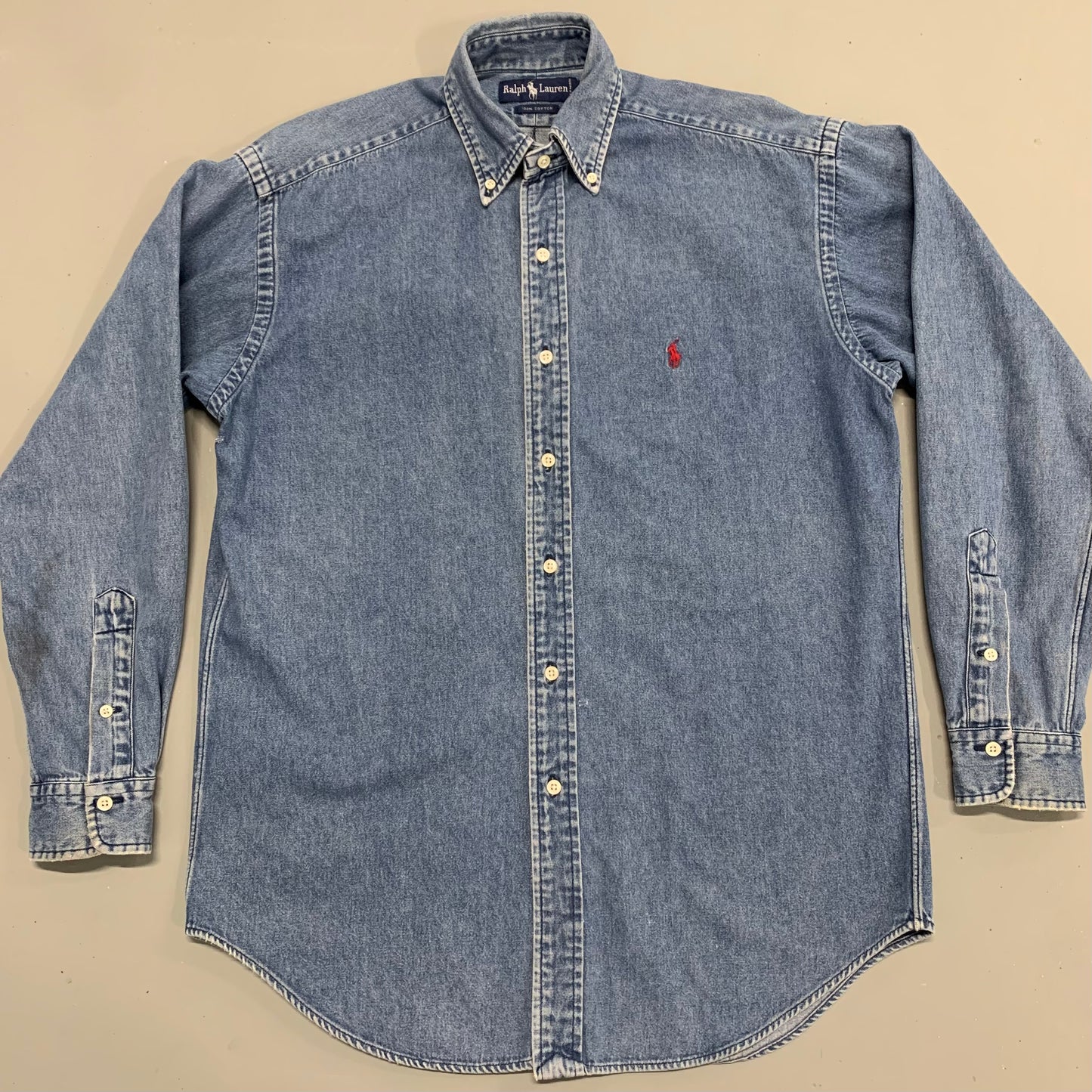 Polo RL Denim Button Shirt S