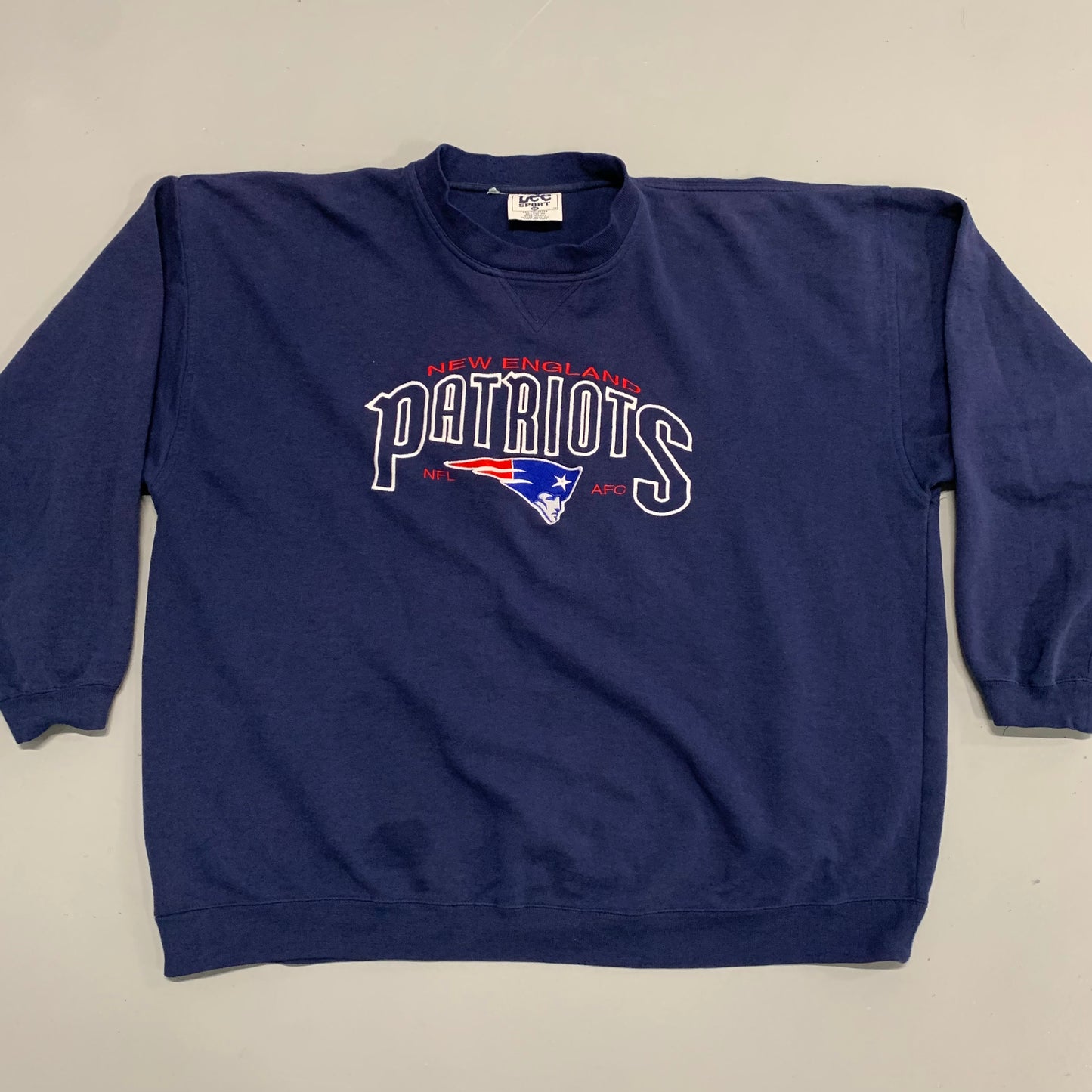 NE Patriots Crew Lee Sport 2XL