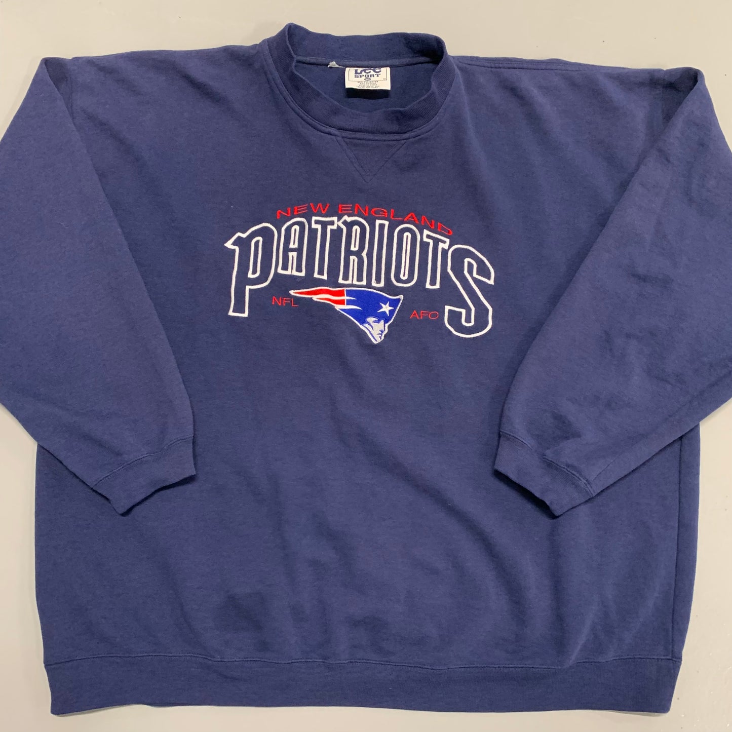 NE Patriots Crew Lee Sport 2XL