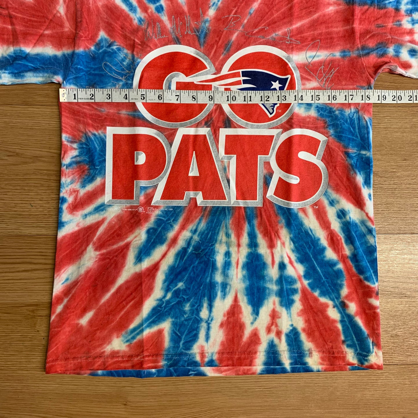 NE Patriots Tie Dye S