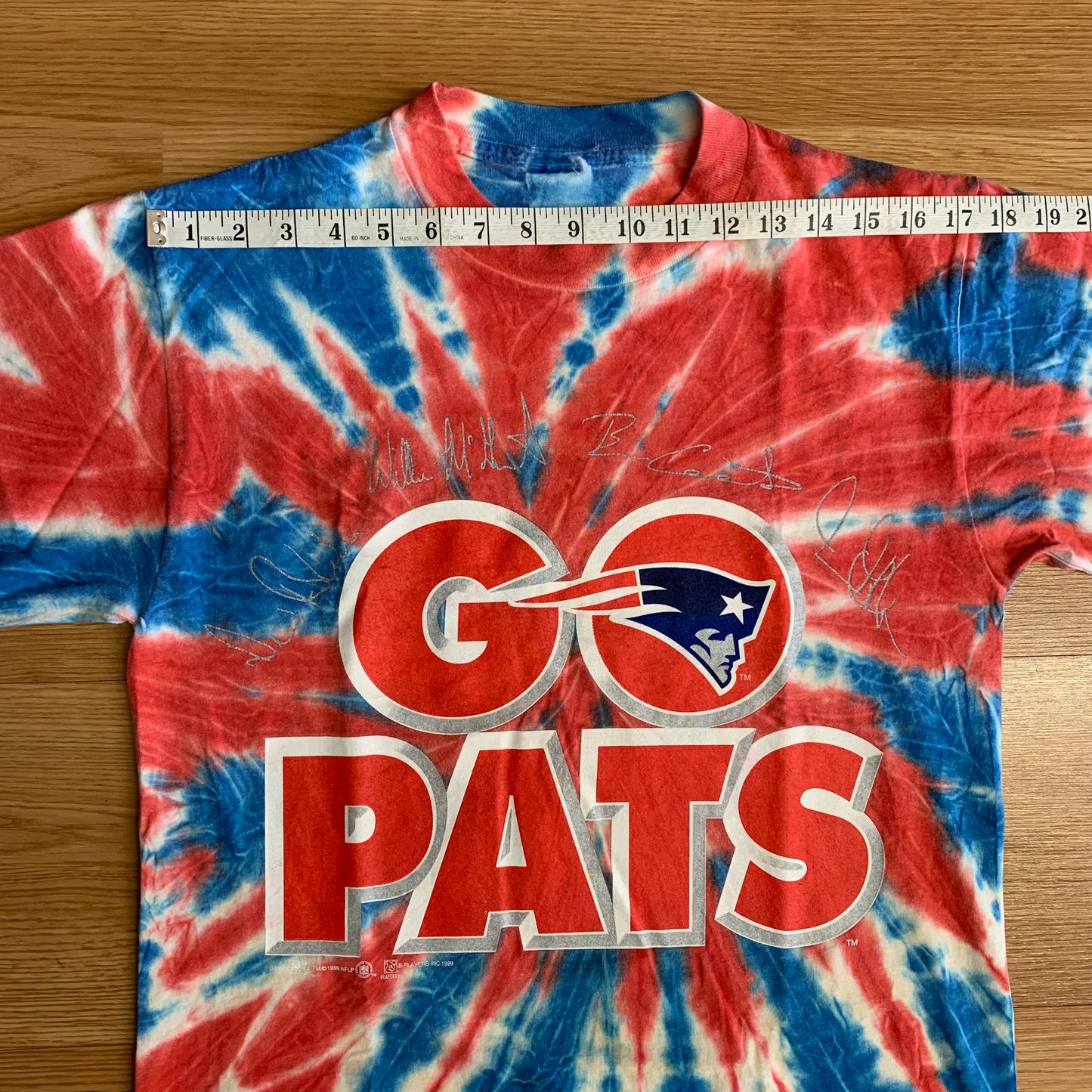 NE Patriots Tie Dye S