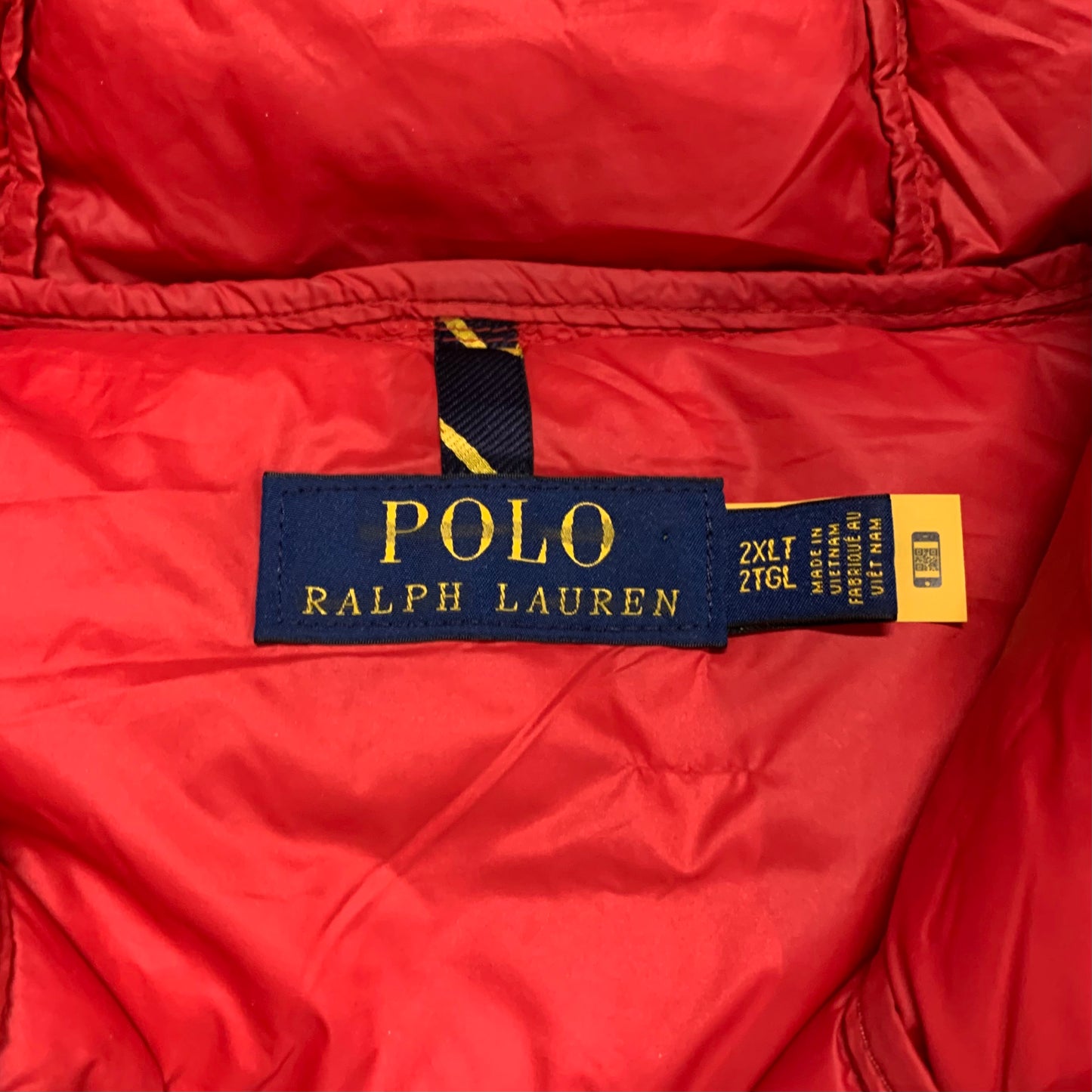 Polo RL Puffer Red 2XLT