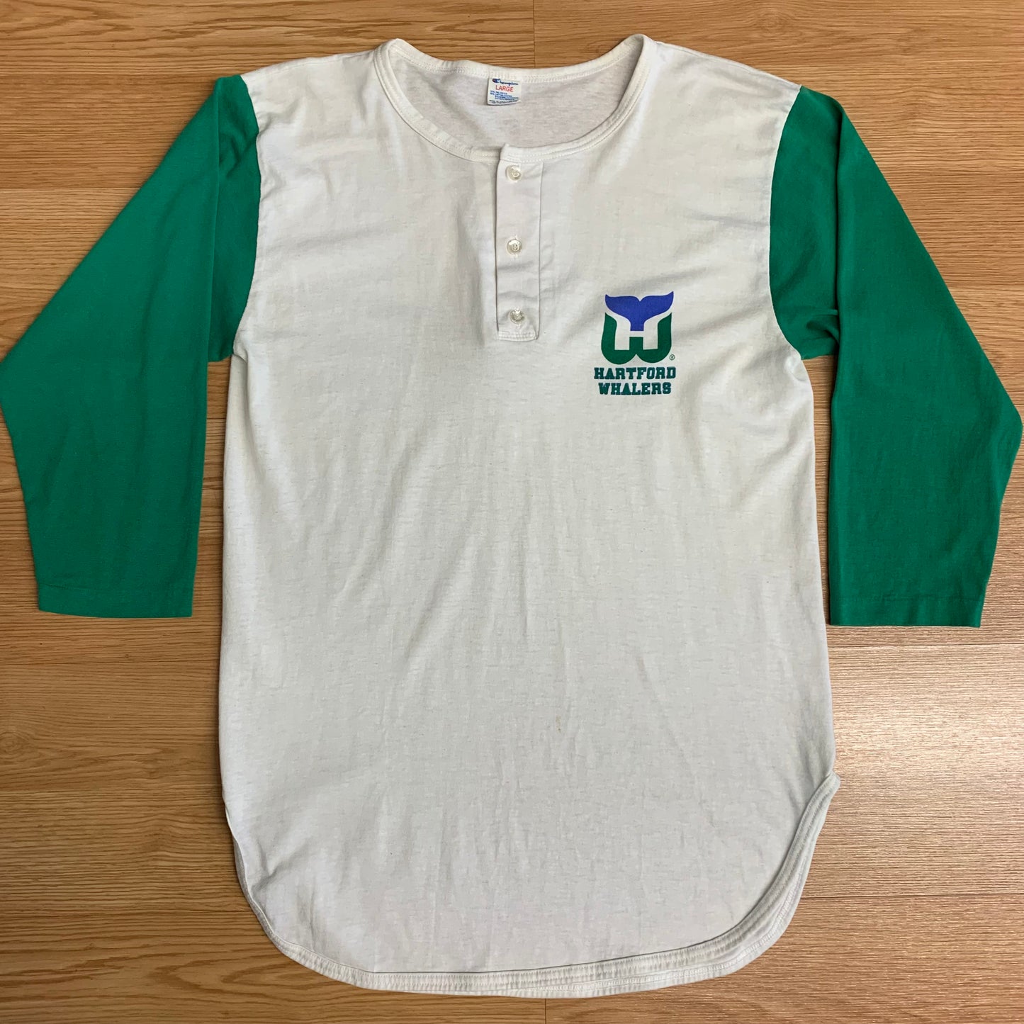 Whalers Henley 80s L