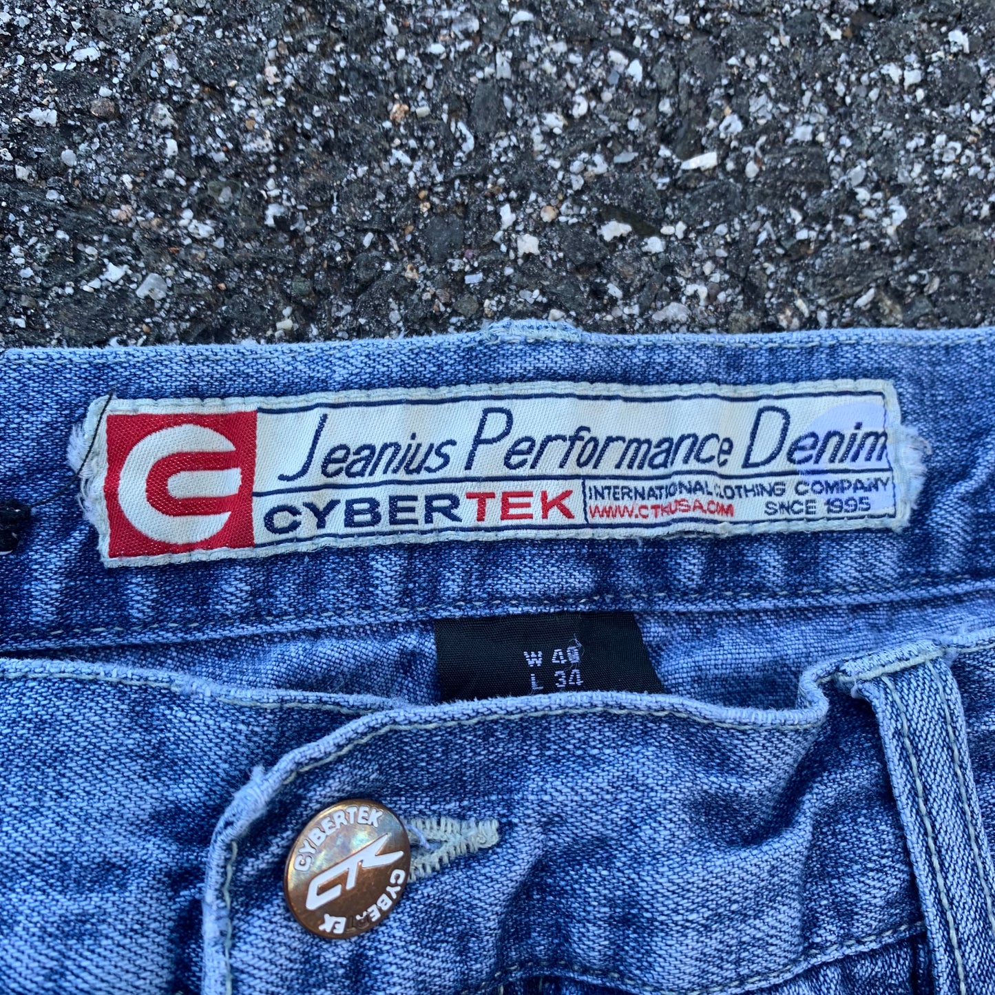 Cybertek Cargo Jeans 40x34
