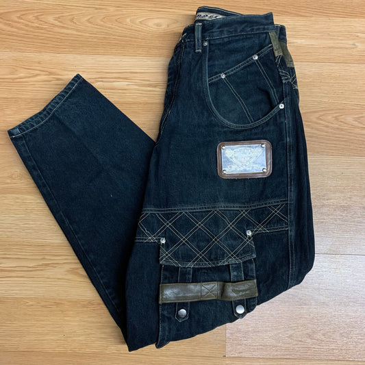 Paco Leather Jeans 32x32