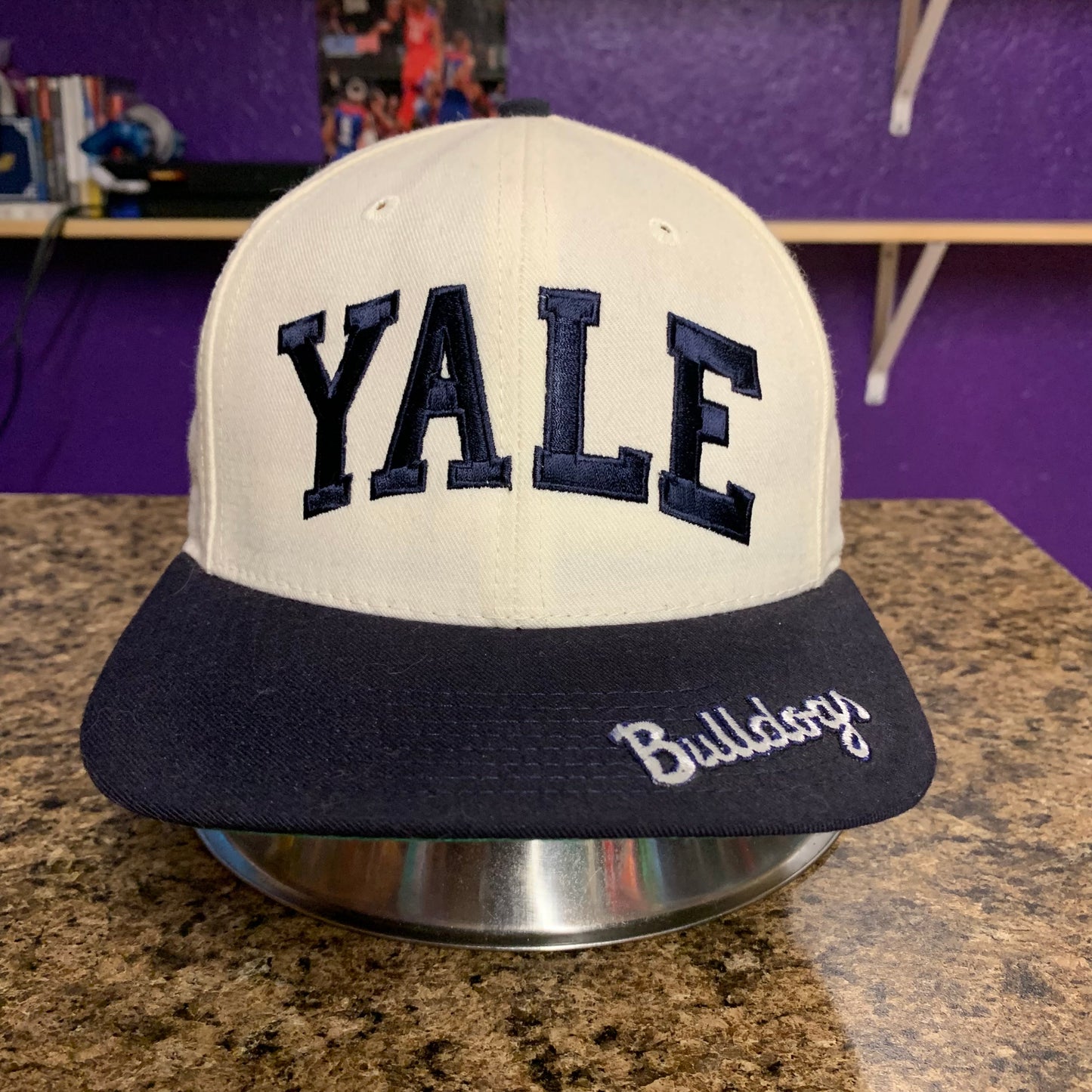 Yale Bulldogs Wool Snap