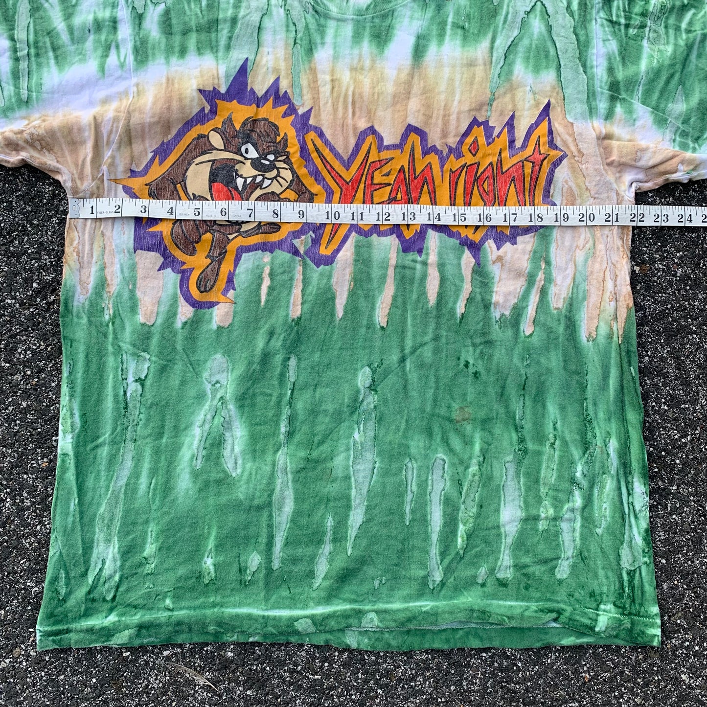 Taz Tie Dye Green L