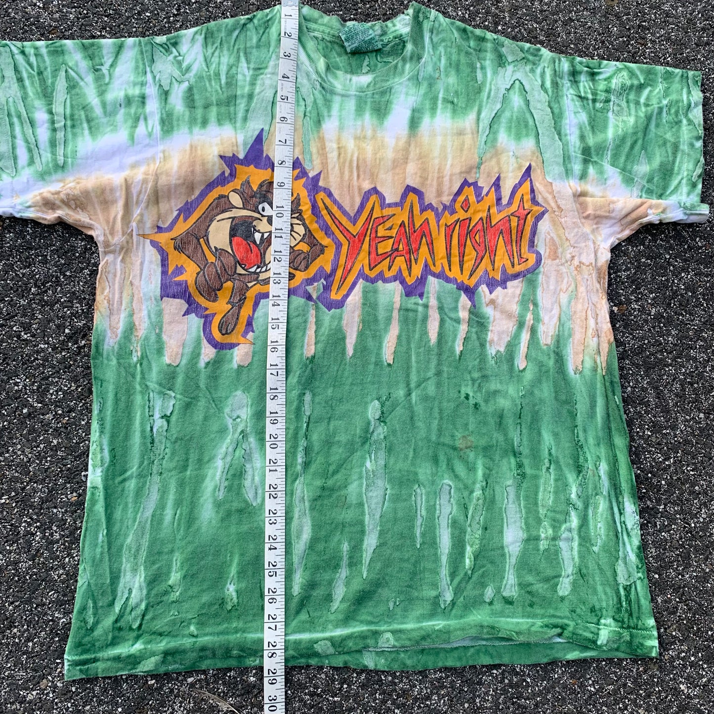 Taz Tie Dye Green L