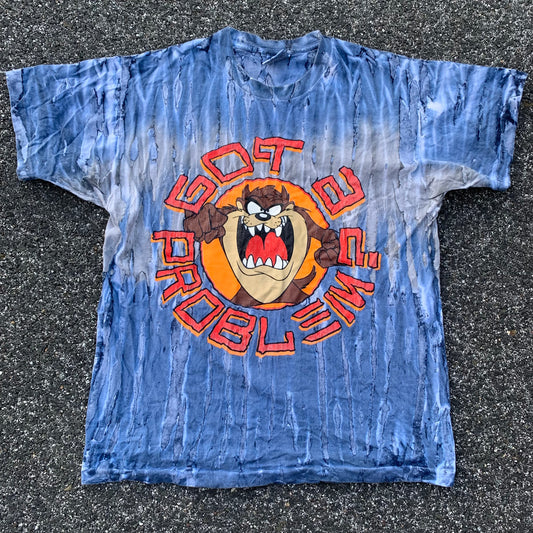 Taz Tie Dye Blue L