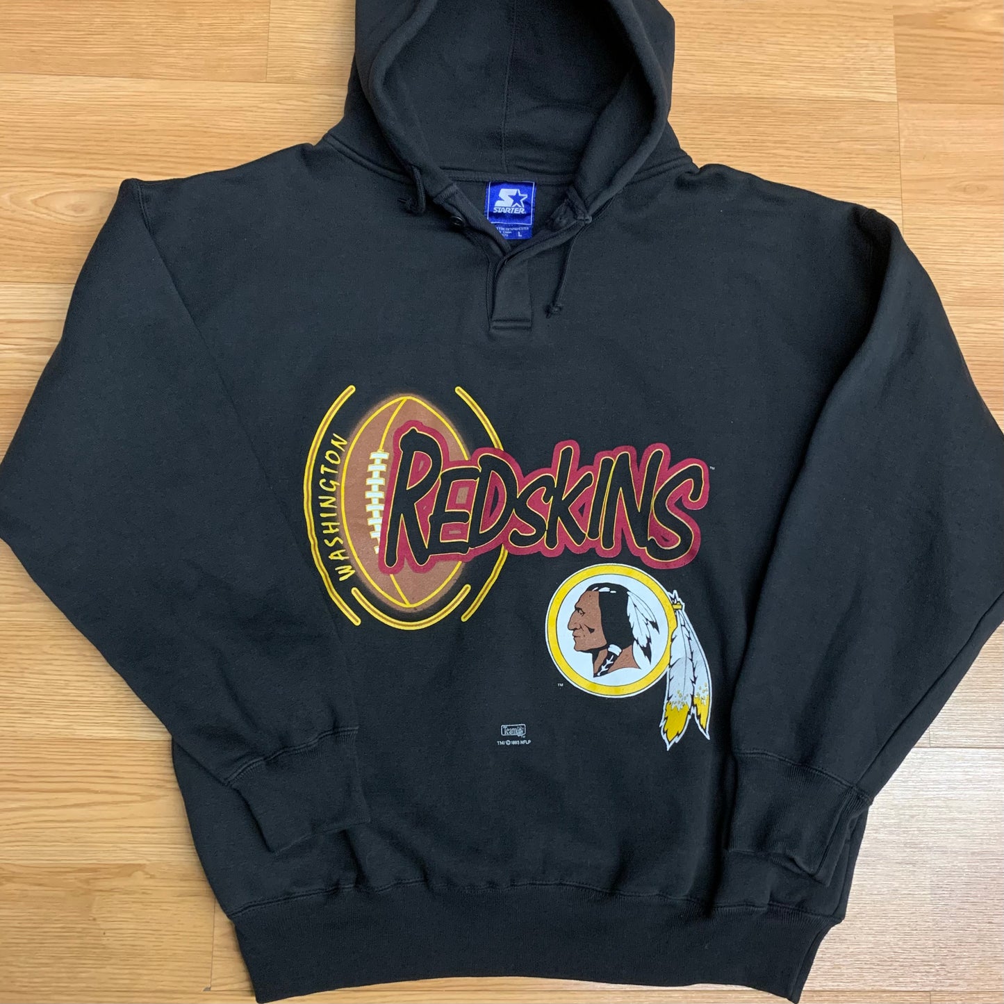 Washington Redskins Hoodie 1993 L