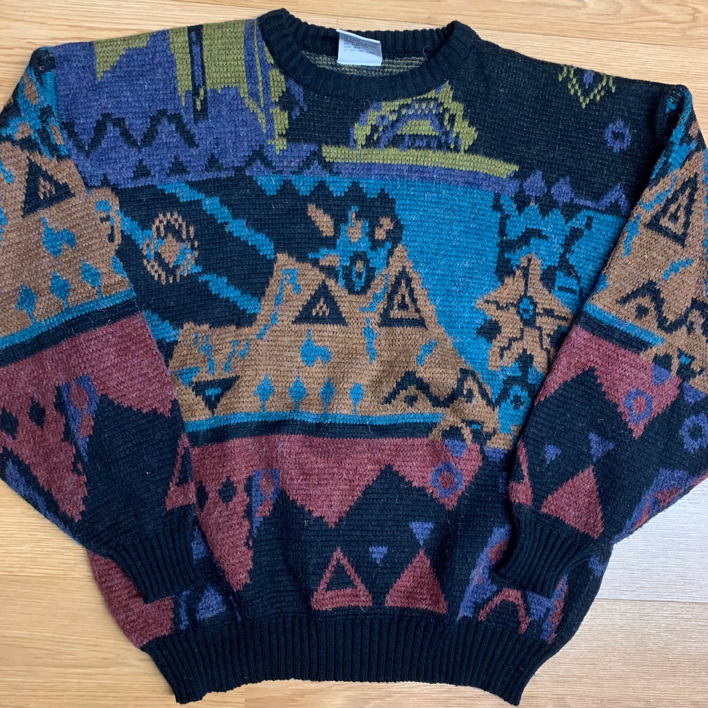 Peter Jon Geometric Sweater XL