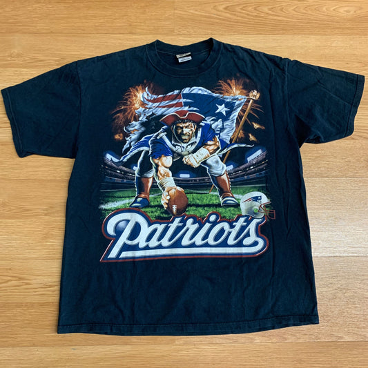 Liquid Blue Patriots Mascot XL