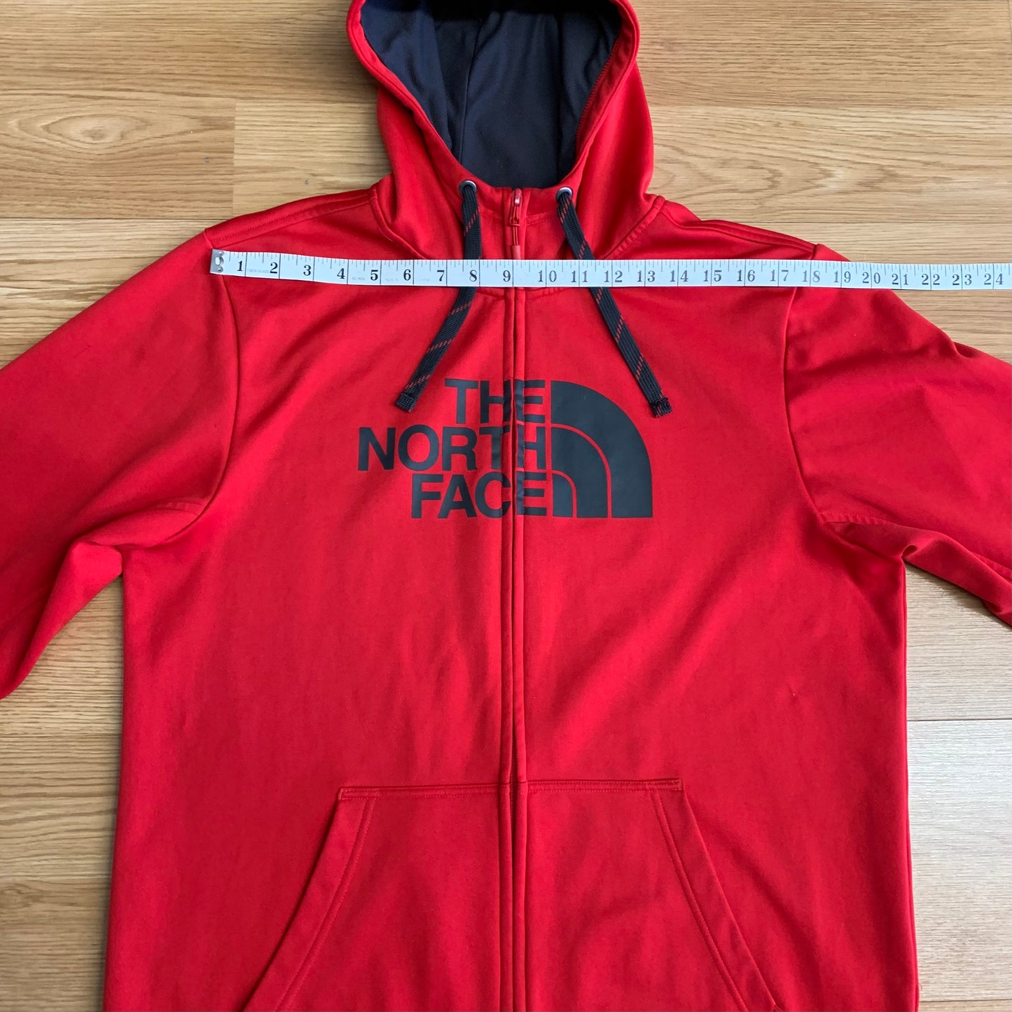 North Face Hoodie Red L