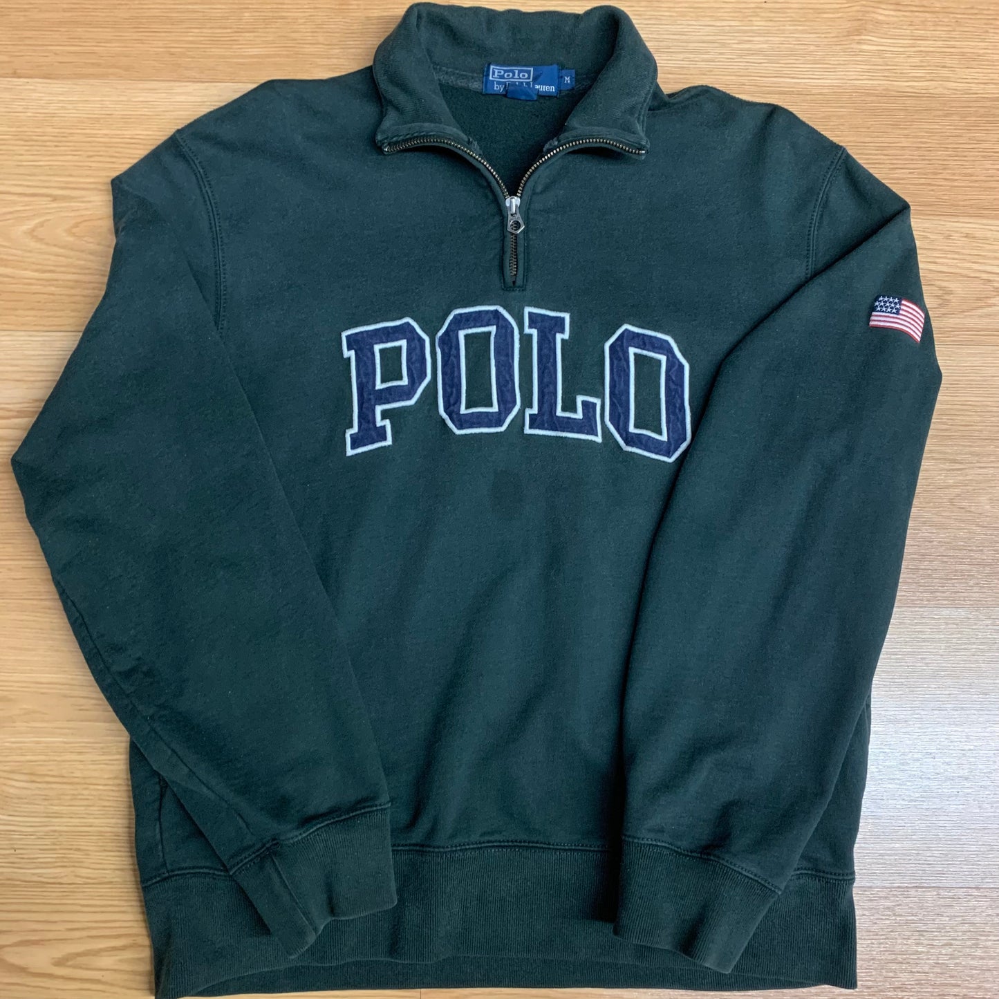 Polo RL USA Flag Green M