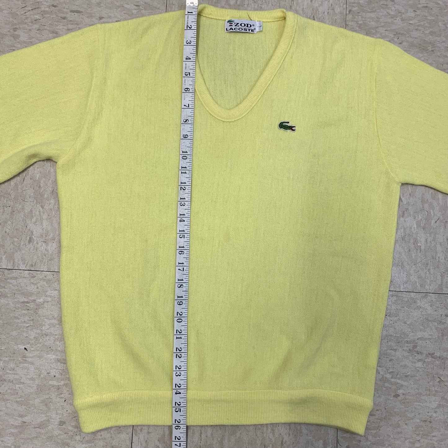 Izod Lacoste Knit Yellow L