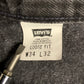 Levis L2 Loose Jeans Black 34x32