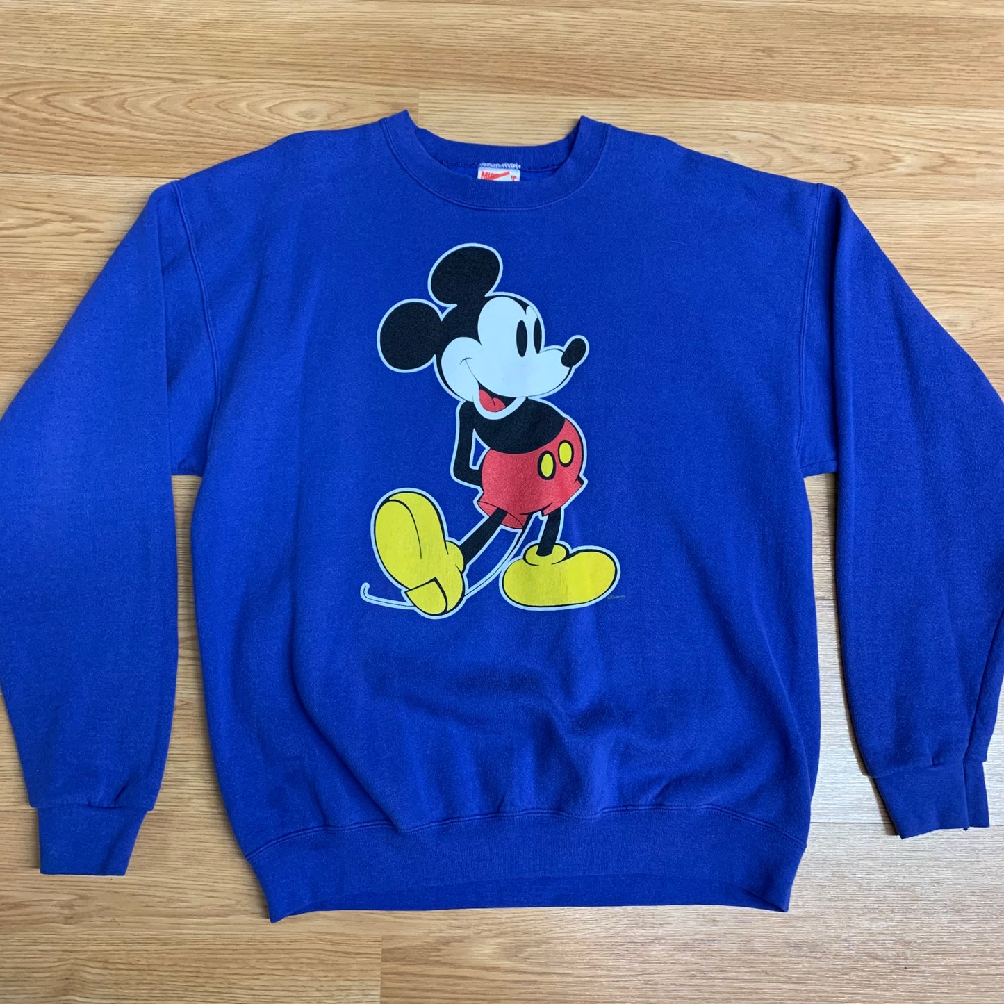 Mickey Inc Crew Blue L