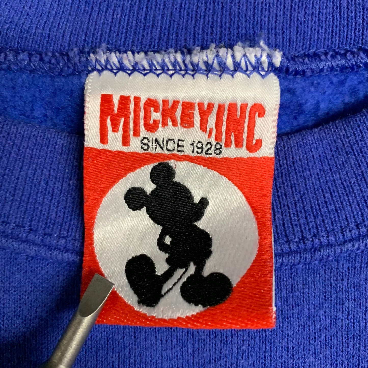 Mickey Inc Crew Blue L