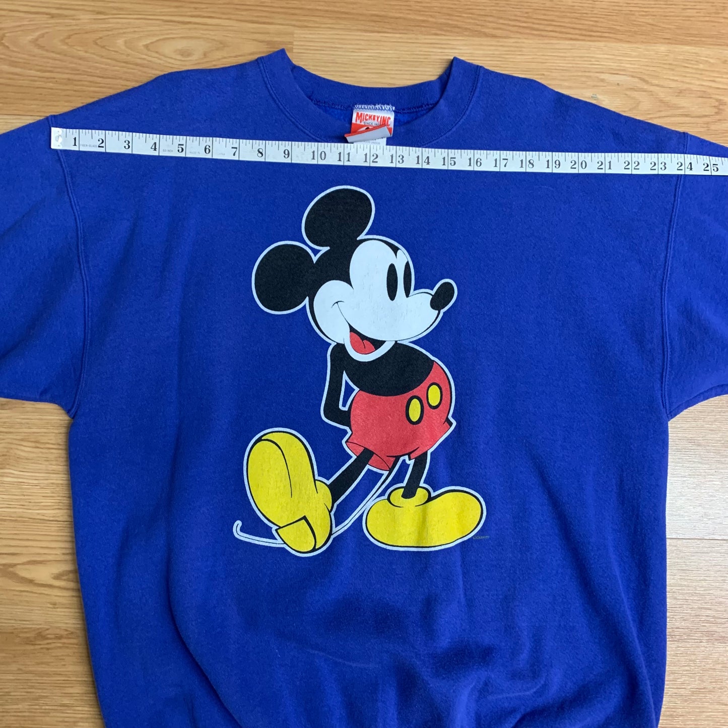 Mickey Inc Crew Blue L