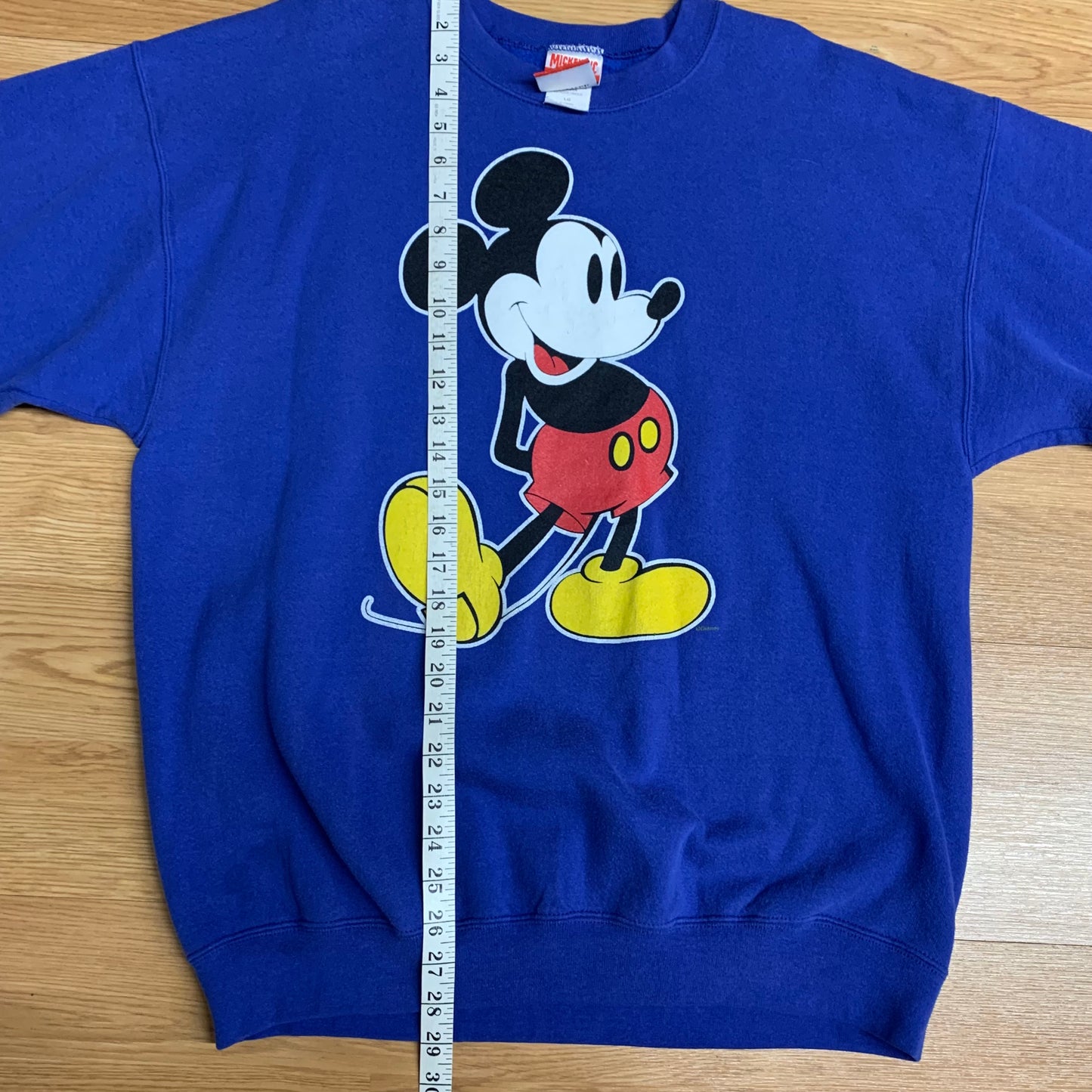 Mickey Inc Crew Blue L