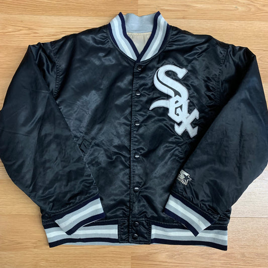 Starter White Sox Satin Jacket M