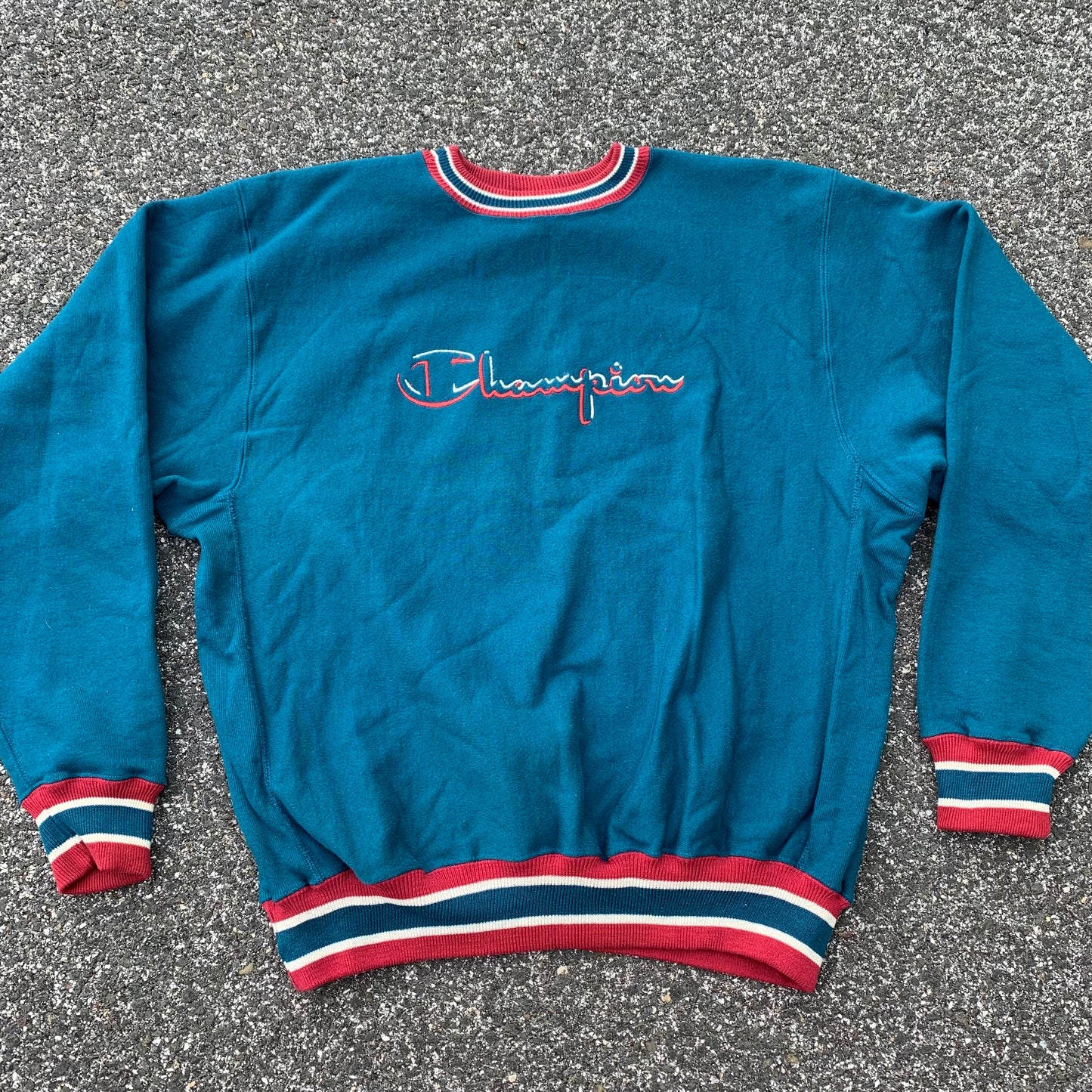 Champion RW Teal Striped XL