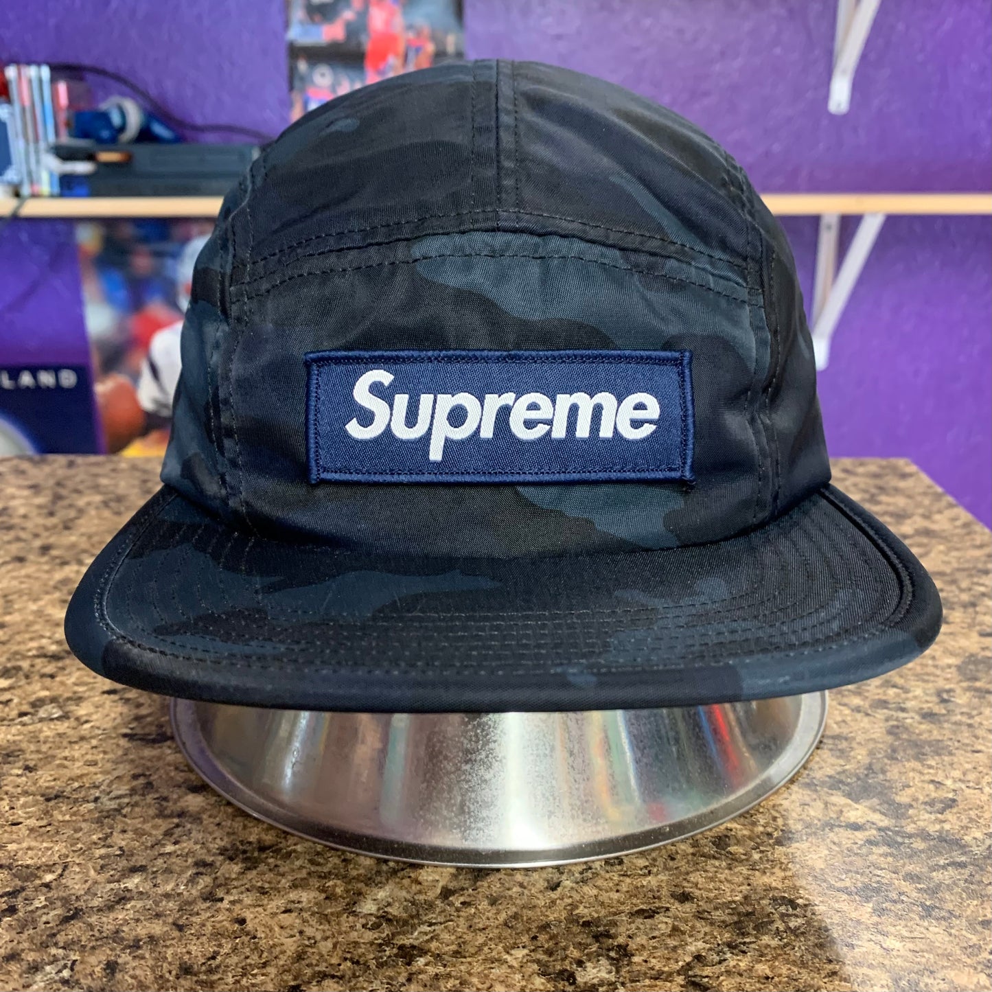 Supreme Camo Camp Cap