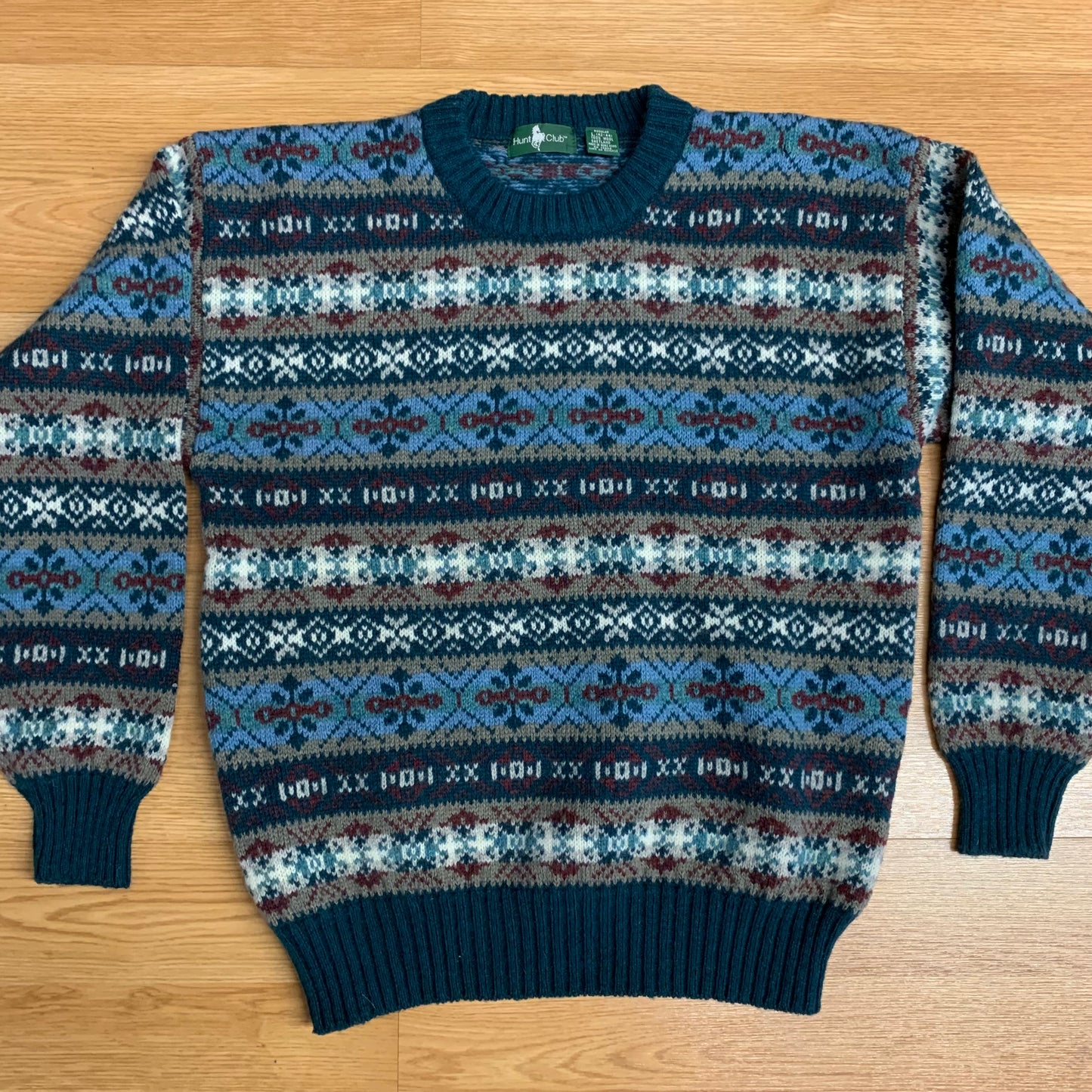 Hunt Club Fair Isle Sweater L