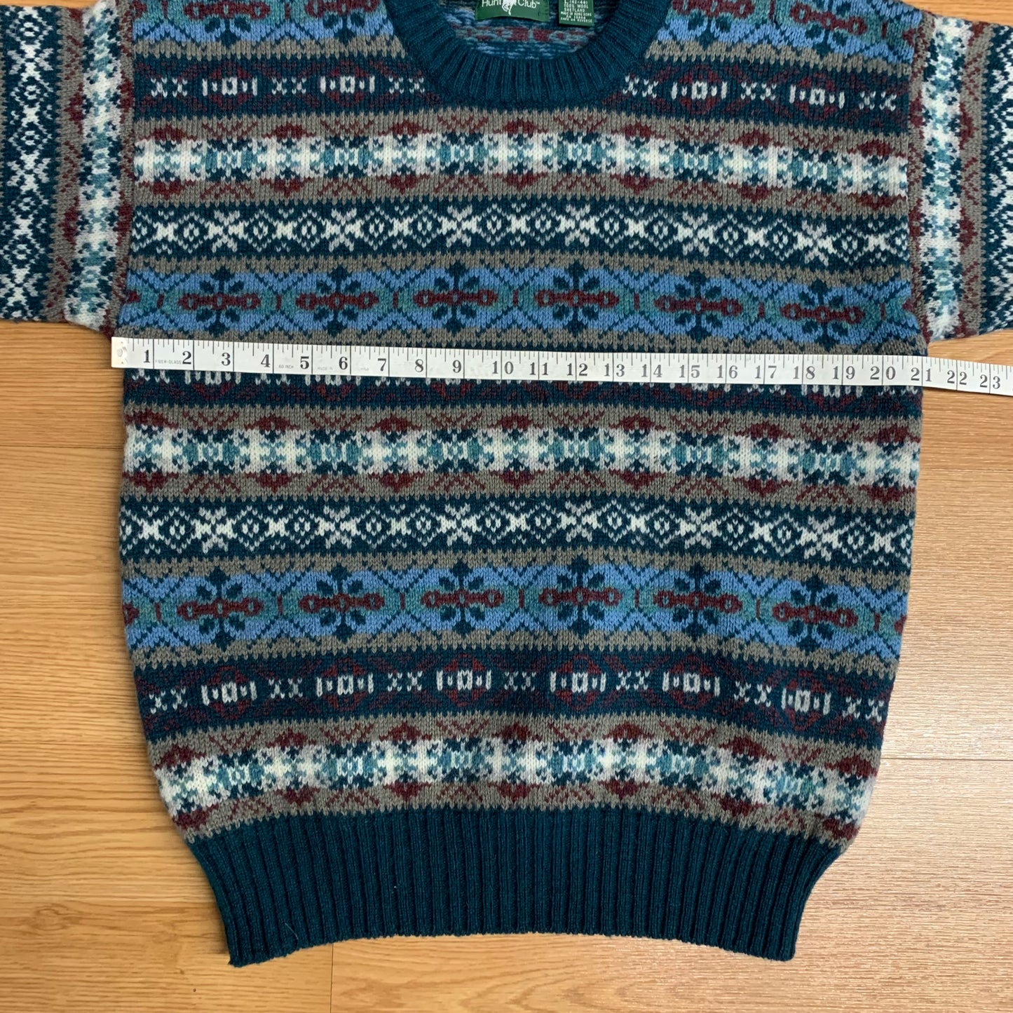 Hunt Club Fair Isle Sweater L