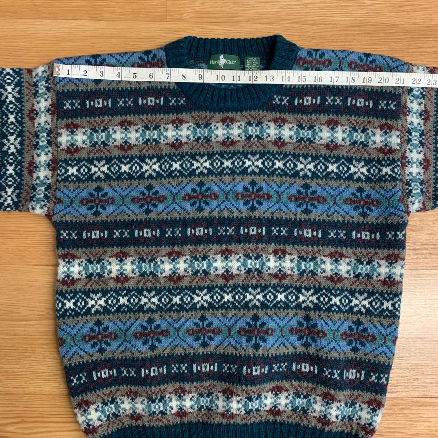 Hunt Club Fair Isle Sweater L