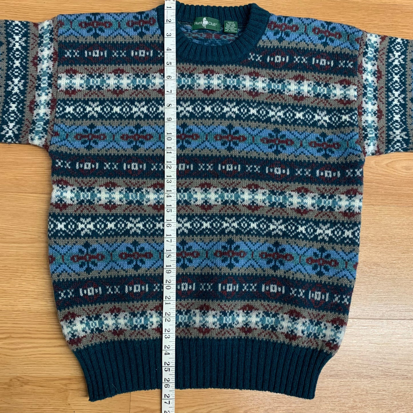 Hunt Club Fair Isle Sweater L