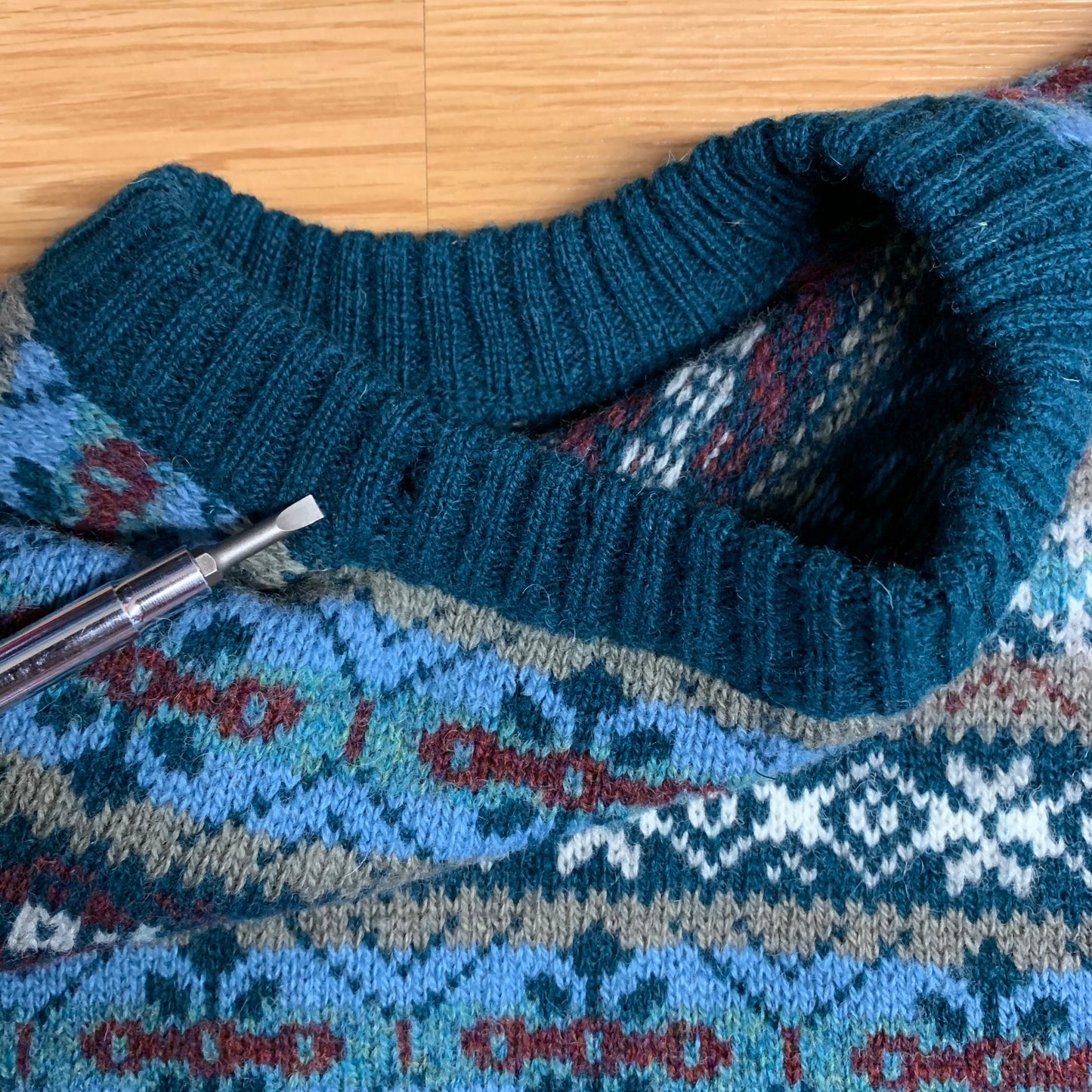 Hunt Club Fair Isle Sweater L