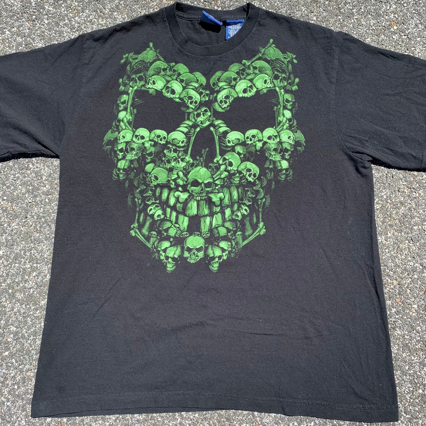 Skull Black Green L