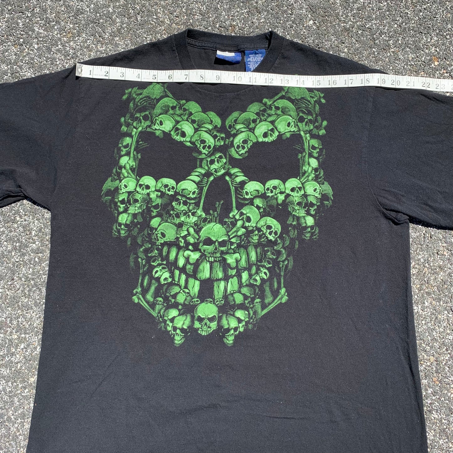 Skull Black Green L