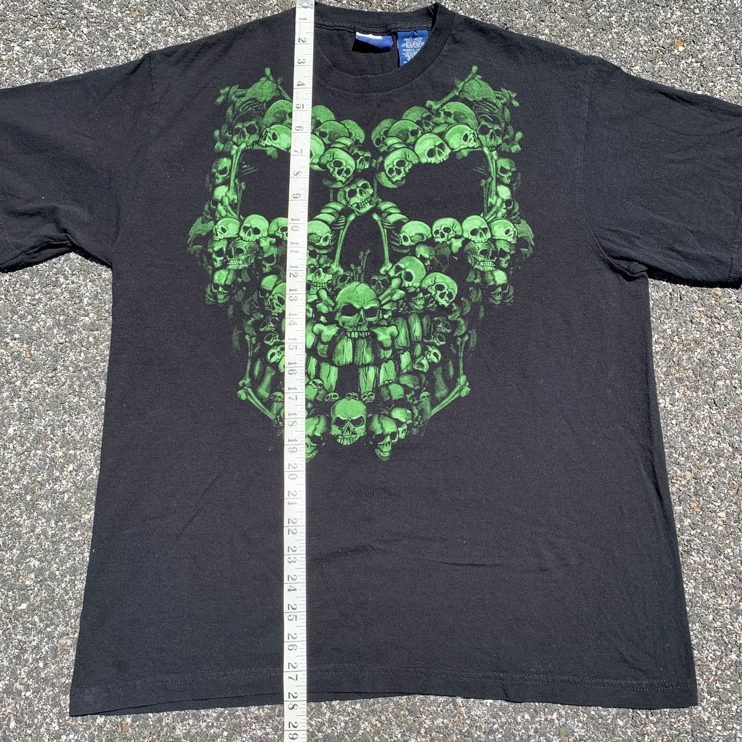 Skull Black Green L